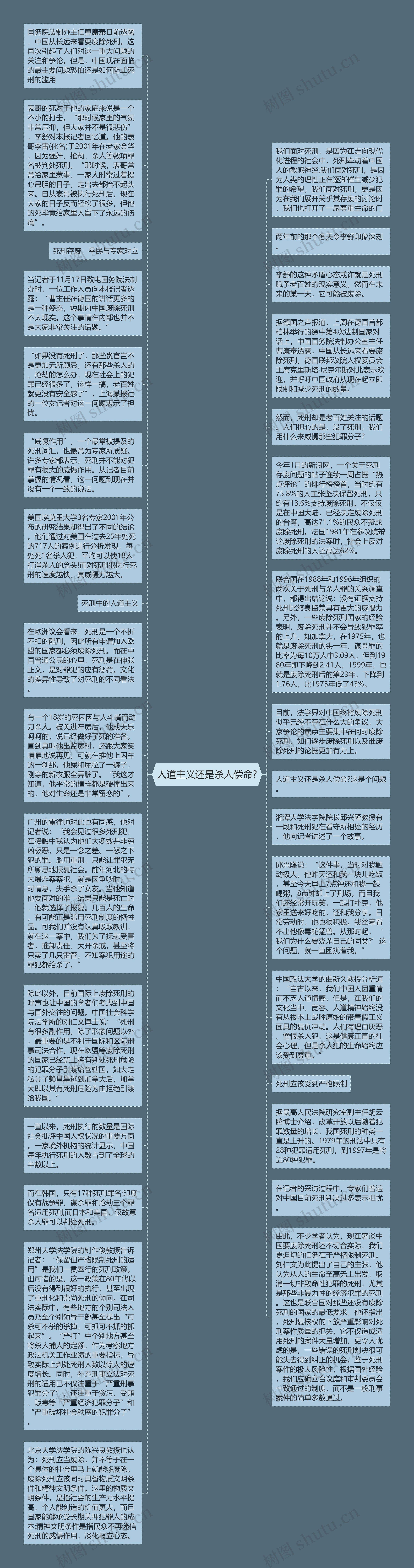 人道主义还是杀人偿命?