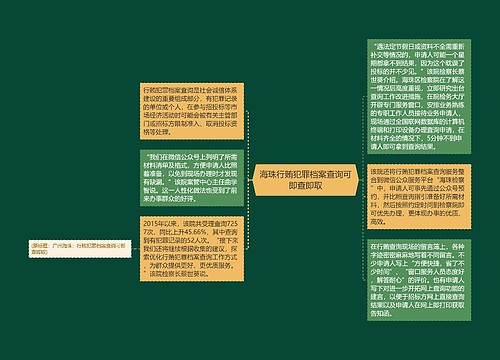 海珠行贿犯罪档案查询可即查即取