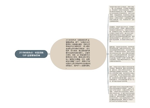 2018时政热点：校园贷换马甲 监管要换思维