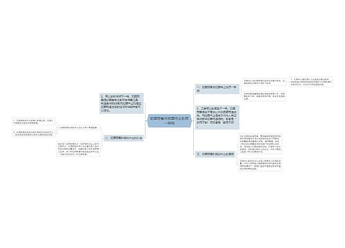 犯罪预备与犯罪中止处罚一样吗