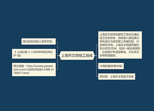 上海天文馆竣工验收