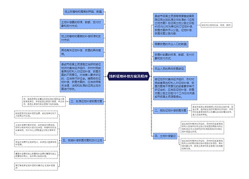 浅析征地补偿方案及程序