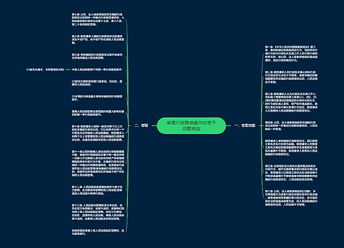 审理行政赔偿案件的若干问题规定