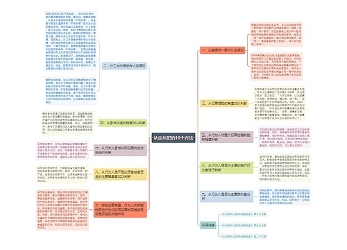 认定从犯的10个方法