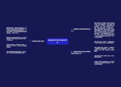 我国刑法对犯罪年龄的界定