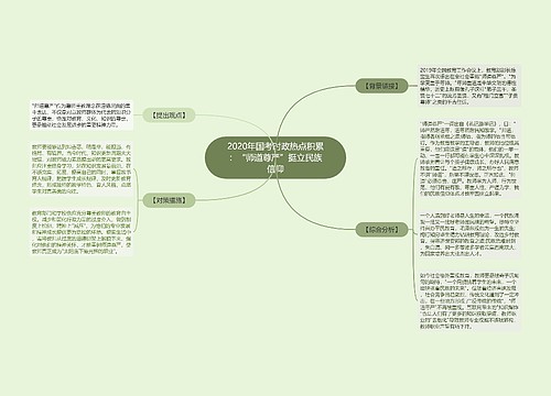 2020年国考时政热点积累：“师道尊严”挺立民族信仰