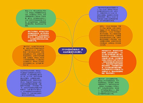 2016年国考时政热点：养老金的最优节点在哪儿