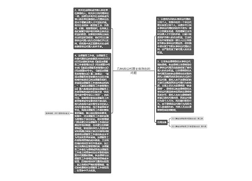 几种诉讼代理主体存在的问题