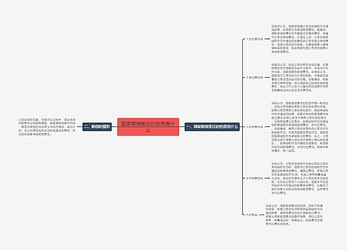 国家赔偿责任的性质是什么