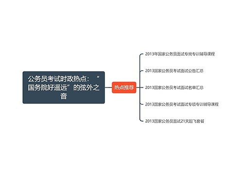 公务员考试时政热点：“国务院好遥远”的弦外之音