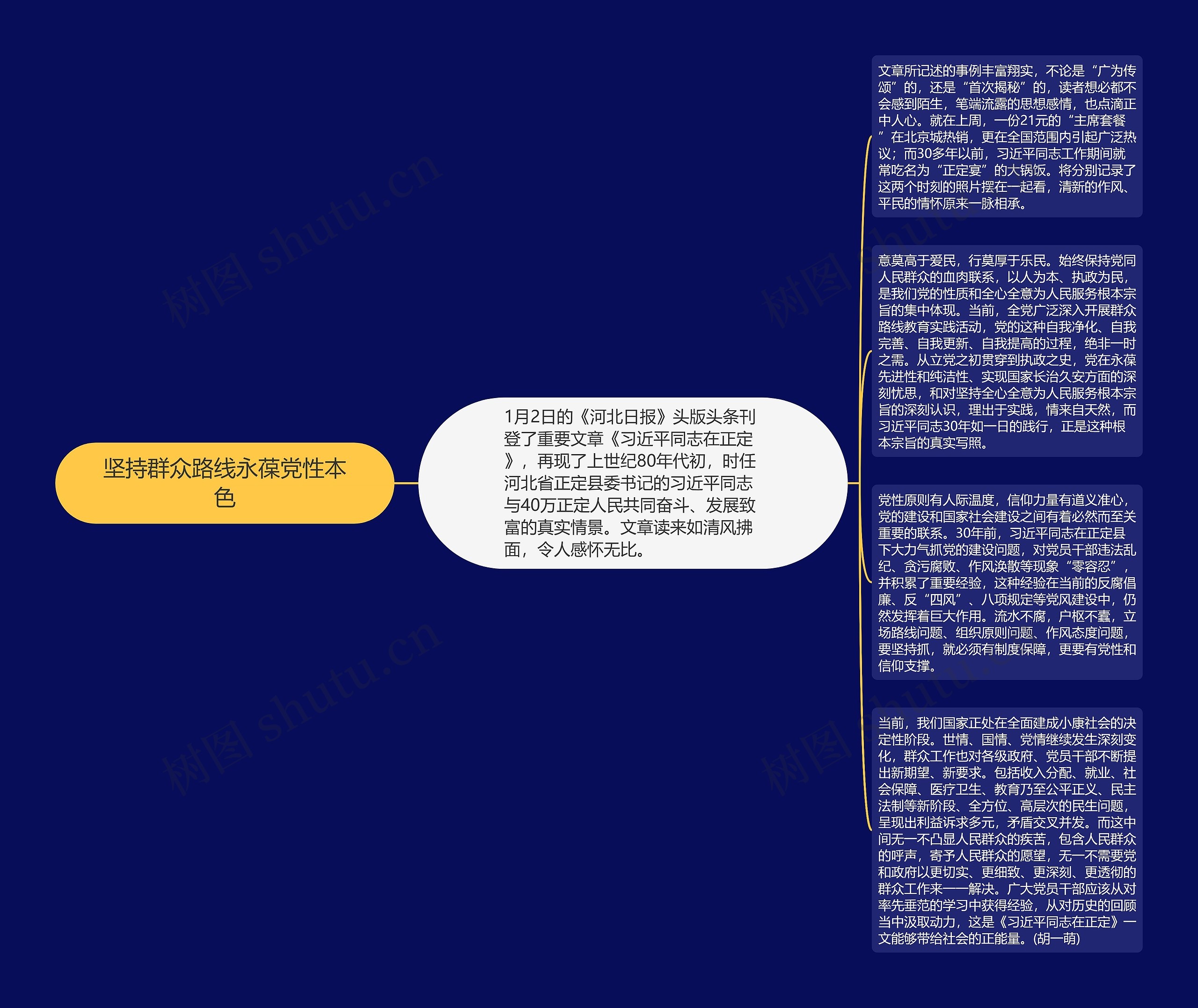 坚持群众路线永葆党性本色