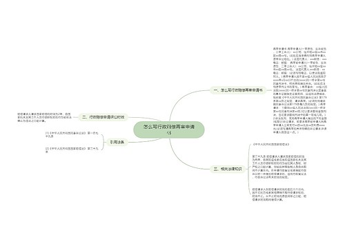 怎么写行政赔偿再审申请书