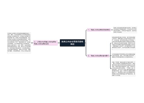 危害公共安全罪是否是结果犯