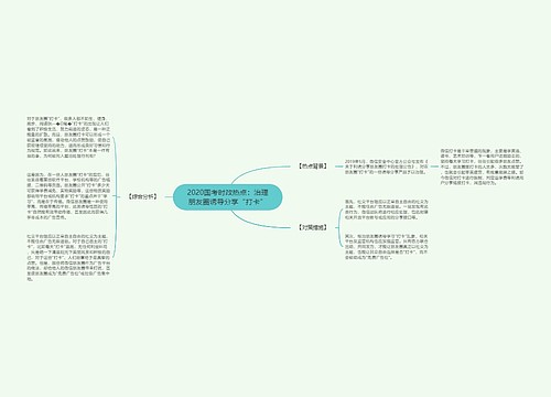 2020国考时政热点：治理朋友圈诱导分享“打卡”