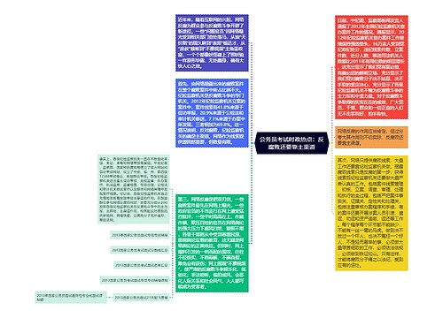 公务员考试时政热点：反腐败还要靠主渠道