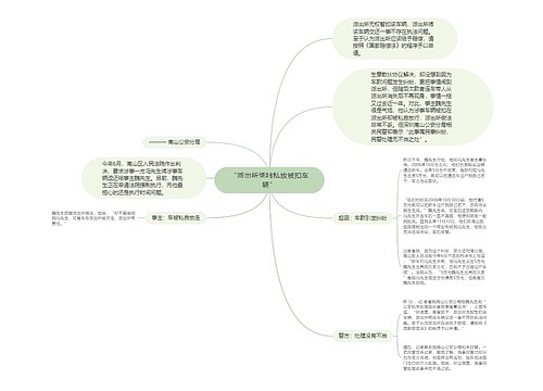 “派出所凭啥私放被扣车辆”