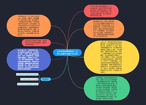 公务员考试时政热点：公职人员要以坐国产车为荣