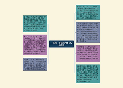 “雪龙”号在南大洋与时间赛跑