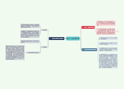 轻伤一级定罪标准