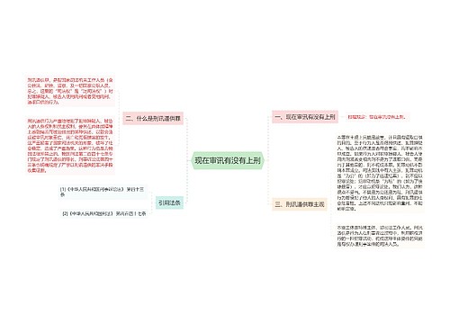 现在审讯有没有上刑