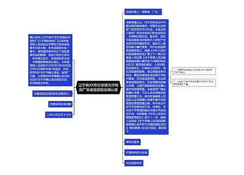 辽宁省XX市甘泉镇光华制兜厂申请国家赔偿确认案