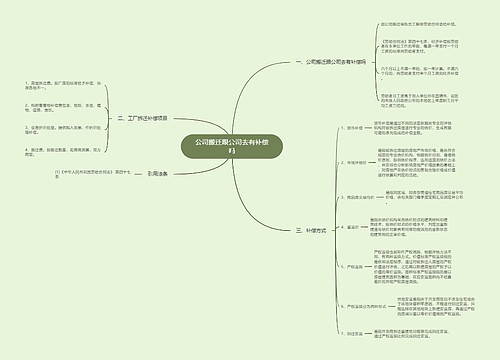 公司搬迁跟公司去有补偿吗