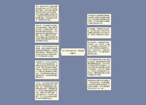 2017年时政热点：阿帕酒店事件