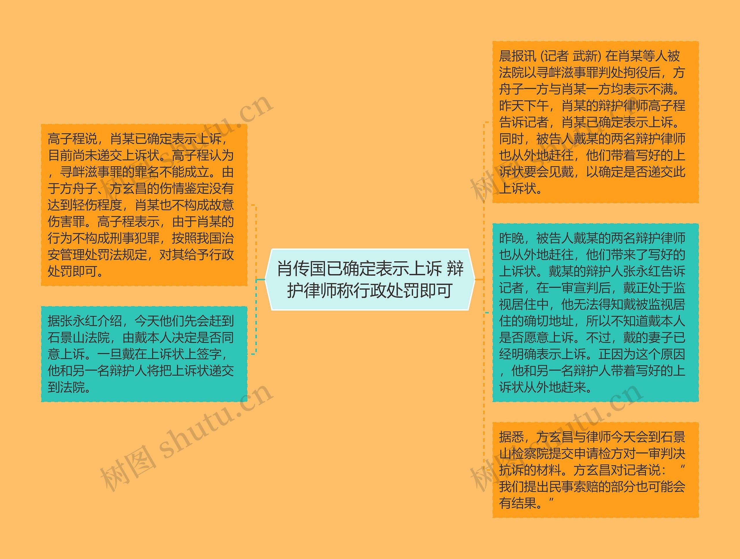 肖传国已确定表示上诉 辩护律师称行政处罚即可思维导图