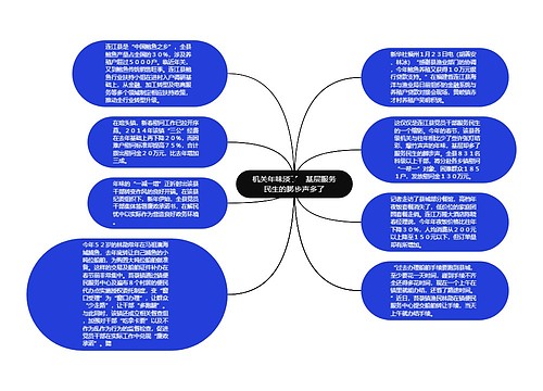 机关年味淡了　基层服务民生的脚步声多了