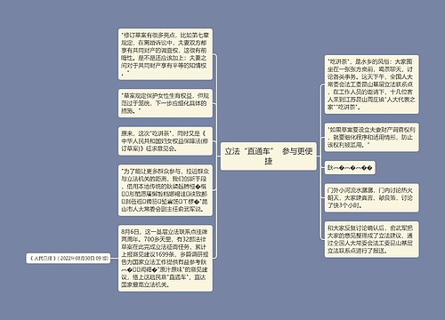 立法“直通车”  参与更便捷