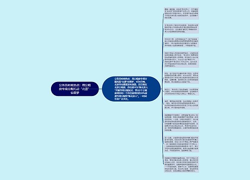 公务员时政热点：用公租房专项分配托起“北漂”安居梦