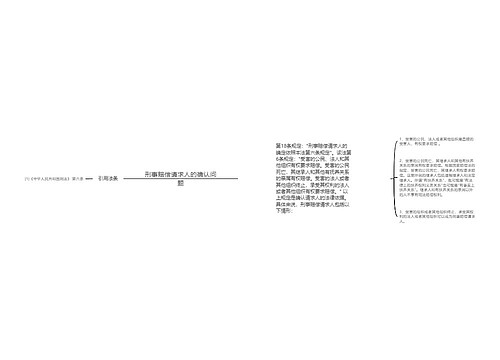 刑事赔偿请求人的确认问题