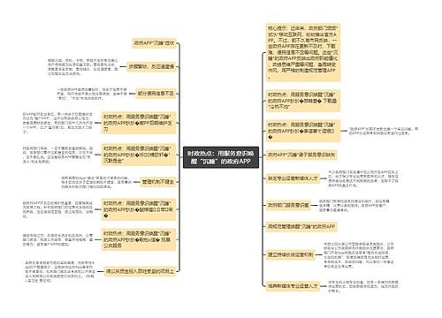 时政热点：用服务意识唤醒“沉睡”的政府APP