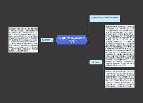 满足哪些条件促使构成教唆犯