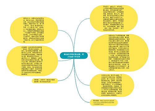 推动经济高质量发展，努力完成全年任务