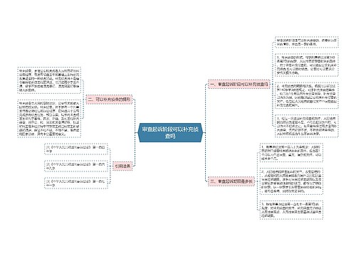 审查起诉阶段可以补充侦查吗