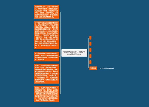 高虎被判过失致人死亡罪 判有期徒刑一年