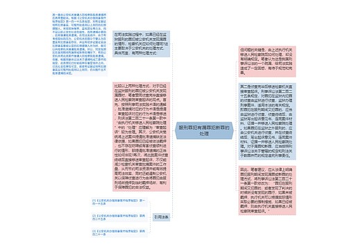 服刑罪犯有漏罪犯新罪的处理