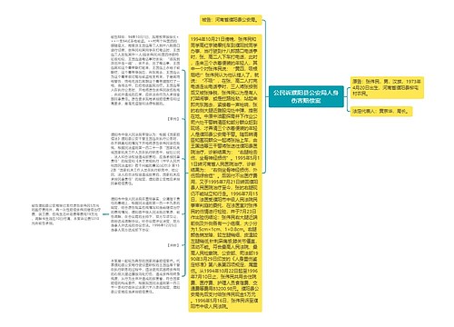 公民诉濮阳县公安局人身伤害赔偿案