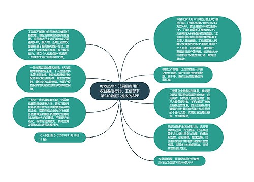 时政热点：开展侵害用户权益整治行动，工信部下架540款拒不整改的APP