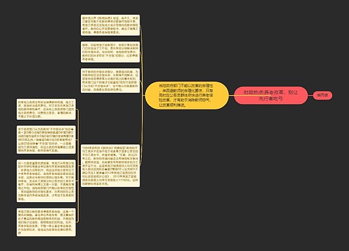 时政热点:养老改革，别让先行者吃亏