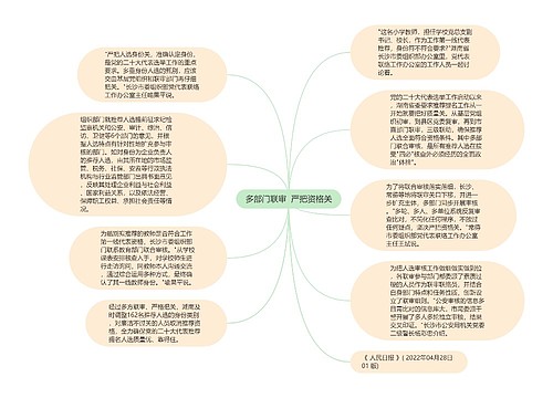 多部门联审  严把资格关