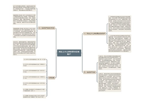 刑法上什么样的罪会没收财产