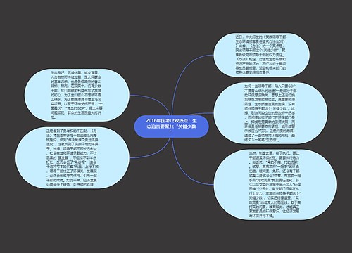 2016年国考时政热点：生态追责要聚焦“关键少数”