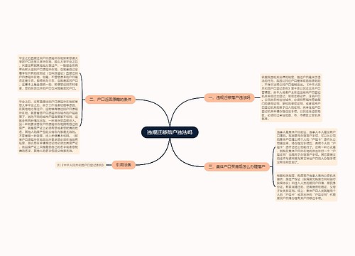 违规迁移落户违法吗