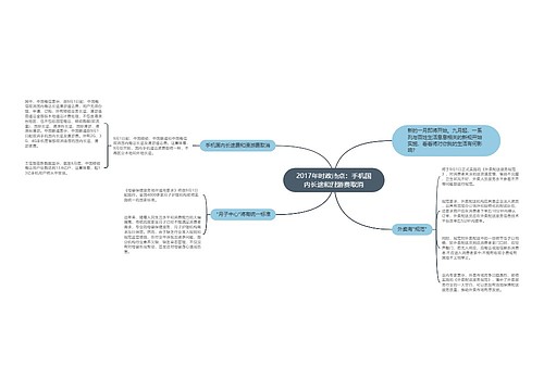 2017年时政热点：手机国内长途和漫游费取消