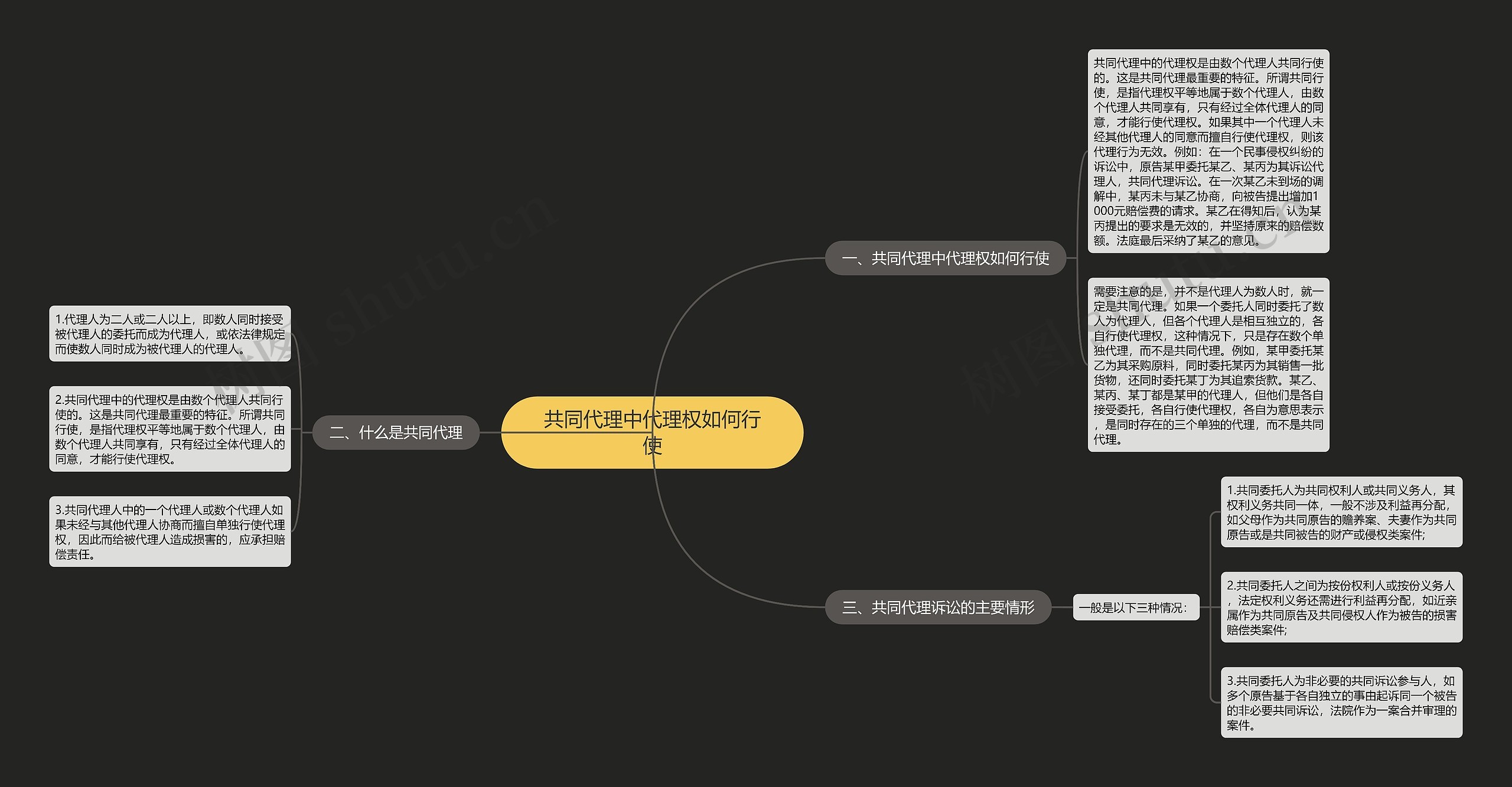 共同代理中代理权如何行使 共同代理中代理权如何行使