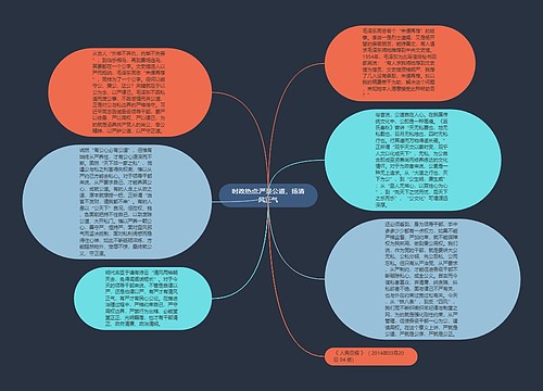 时政热点:严是公道，扬清风正气