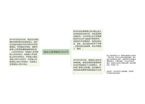 强收过路费触犯刑法吗