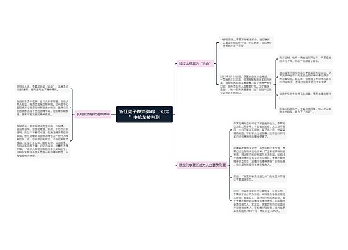 浙江男子酗酒致碍 “幻觉”中抢车被判刑